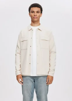 Overshirts<The Sting Overshirt met structuur vanille geel
