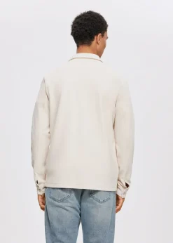 Overshirts<The Sting Overshirt met structuur vanille geel
