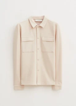 Overshirts<The Sting Overshirt met structuur vanille geel