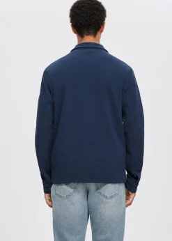 Overshirts<The Sting Overshirt met structuur donkerblauw