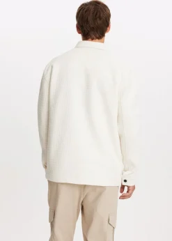 Overshirts<The Sting Overshirt met wafelstructuur ecru, melee