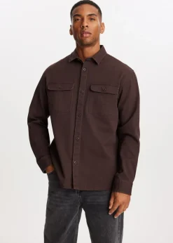 Overshirts<The Sting Overshirt met zakken donkerbruin