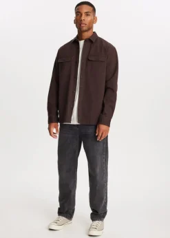 Overshirts<The Sting Overshirt met zakken donkerbruin