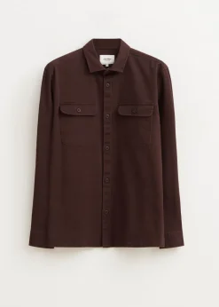 Overshirts<The Sting Overshirt met zakken donkerbruin