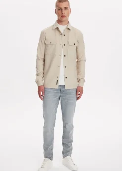 Overshirts<The Sting Overshirt piqué zand