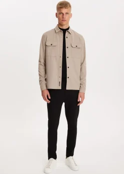 Overshirts<The Sting Overshirt piqué zand