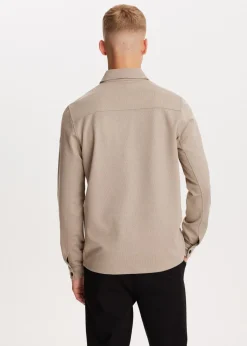 Overshirts<The Sting Overshirt piqué zand