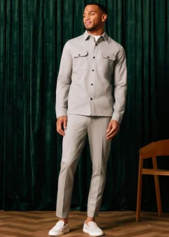 Overshirts<The Sting Overshirt piqué taupe