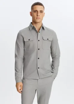 Overshirts<The Sting Overshirt piqué taupe