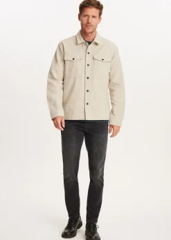 Overshirts<The Sting Overshirt van wolmix taupe, light