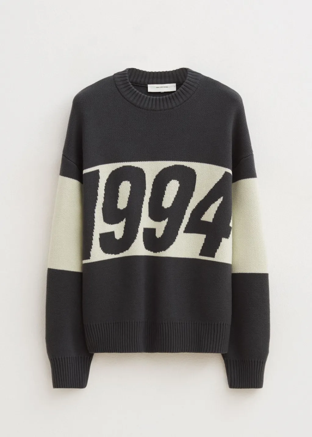 Truien En Vesten<The Sting Oversized colorblok trui donkergroen