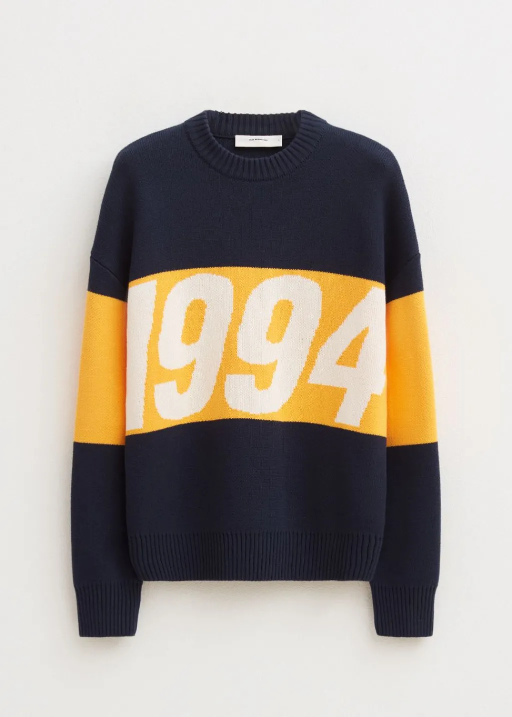 Truien En Vesten<The Sting Oversized colorblok trui donkerblauw