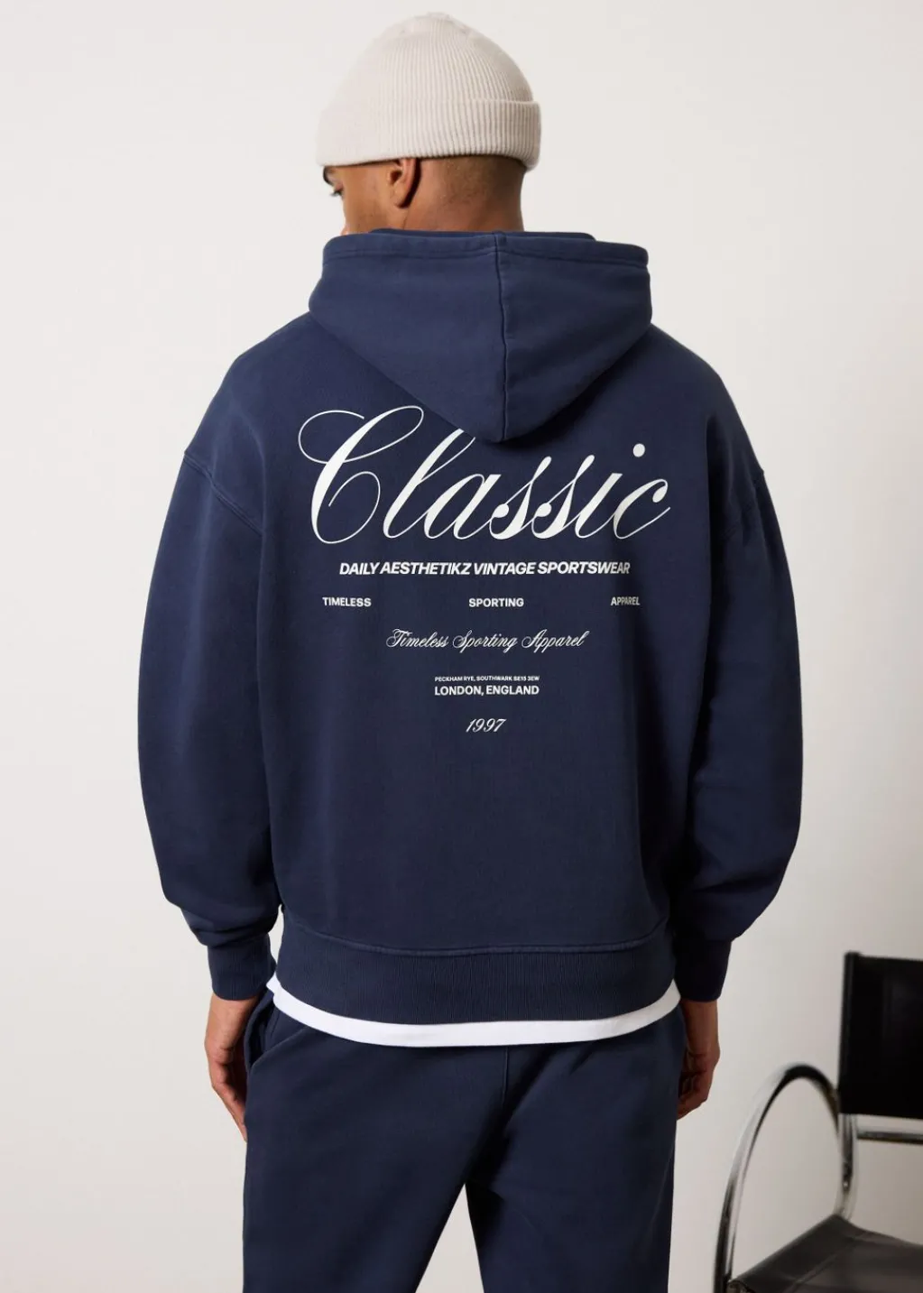 Sweaters En Hoodies<The Sting Oversized hoodie donkerblauw