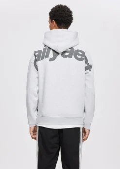 Sweaters En Hoodies<The Sting Oversized hoodie met backprint grijs, licht melee