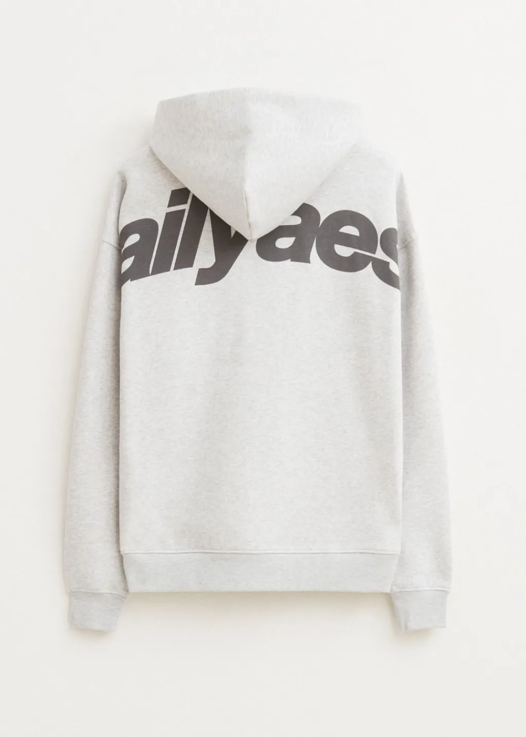 Sweaters En Hoodies<The Sting Oversized hoodie met backprint grijs, licht melee