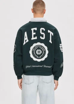 Polo's|Sweaters En Hoodies<The Sting Oversized polo petrol