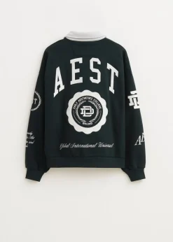 Polo's|Sweaters En Hoodies<The Sting Oversized polo petrol