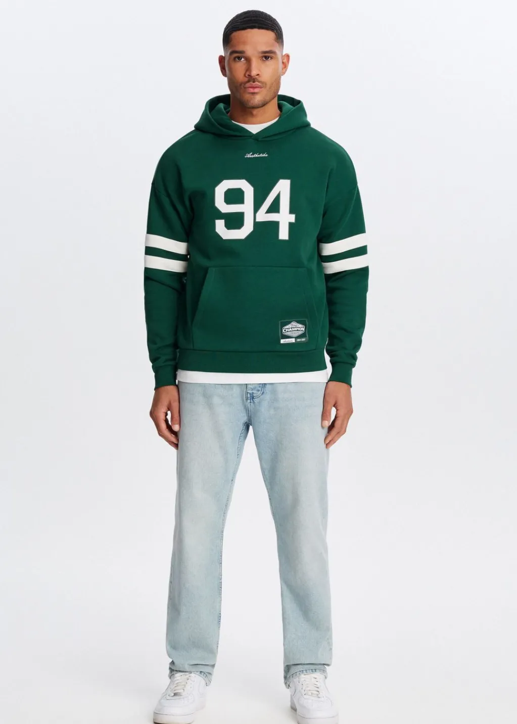 Sweaters En Hoodies<The Sting Oversized sport hoodie groen, college