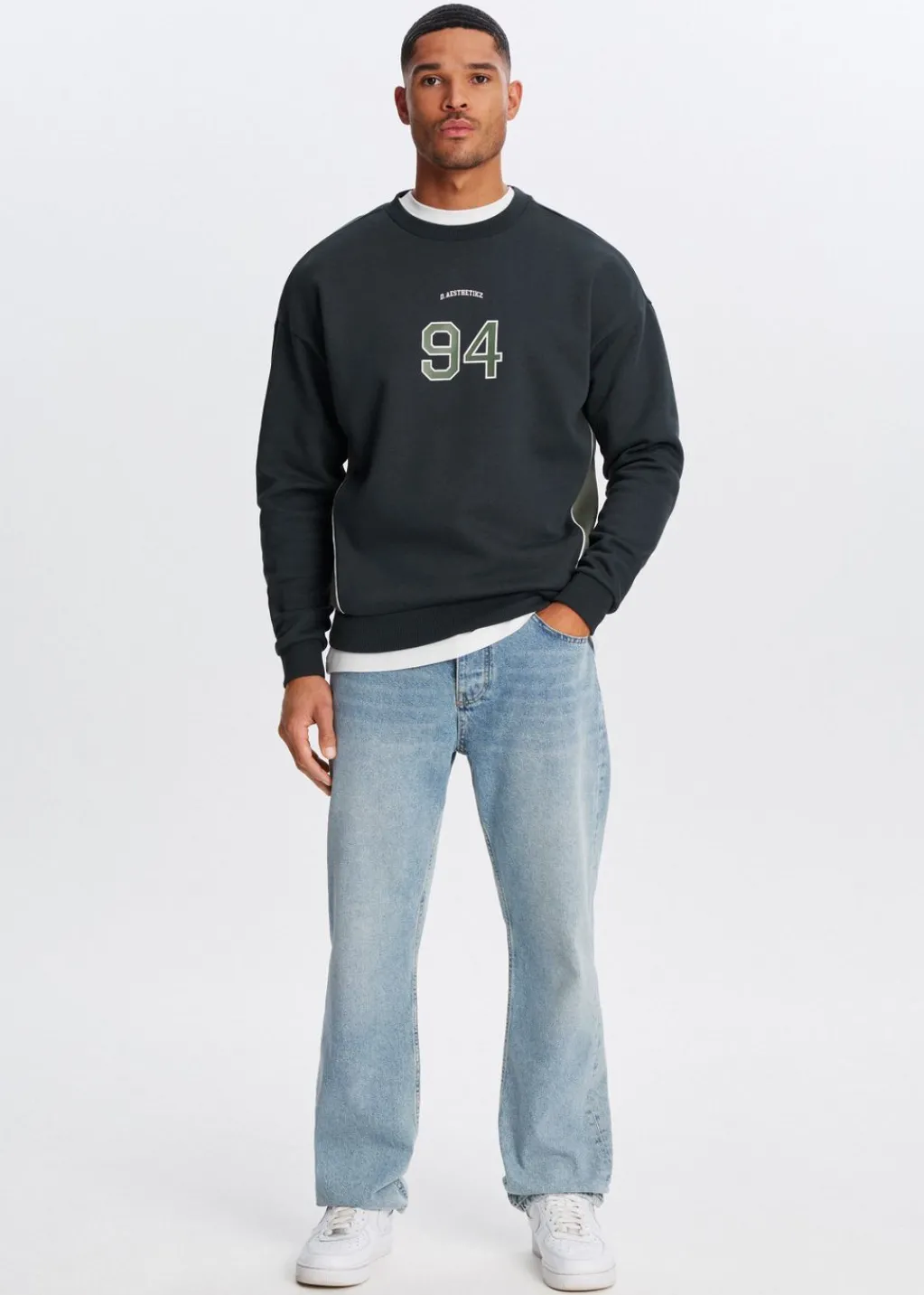 Sweaters En Hoodies<The Sting Oversized sweater 94 donkergroen