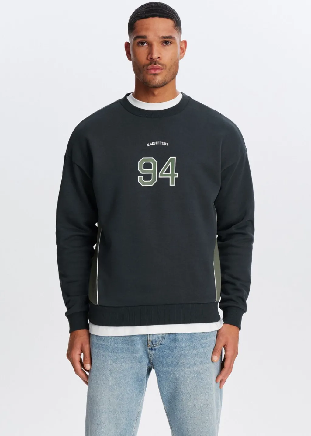 Sweaters En Hoodies<The Sting Oversized sweater 94 donkergroen