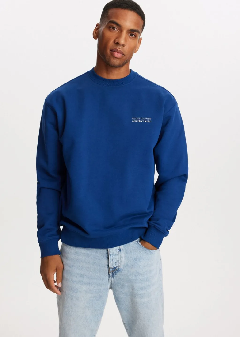 Sweaters En Hoodies<The Sting Oversized sweater met logo royal blauw