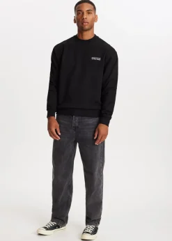 Sweaters En Hoodies<The Sting Oversized sweater met logo zwart