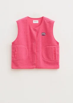 Blazers En Gilets<The Sting Oversized teddy gilet rose, hot