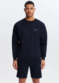 Sweaters En Hoodies<The Sting Oversized trademark sweater donkerblauw