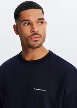 Sweaters En Hoodies<The Sting Oversized trademark sweater donkerblauw