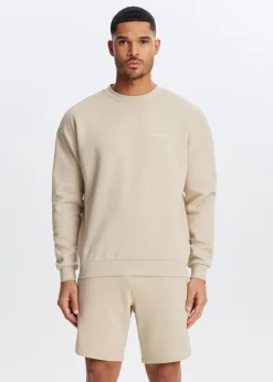 Sweaters En Hoodies<The Sting Oversized trademark sweater lichtzand