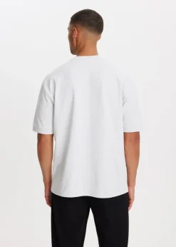 Basics|T-Shirts<The Sting Oversized t-shirt grijs gemêleerd