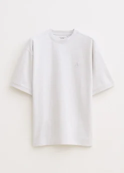Basics|T-Shirts<The Sting Oversized t-shirt grijs gemêleerd