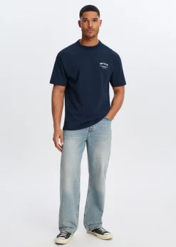 T-Shirts<The Sting Oversized t-shirt sleutelhangers donkerblauw