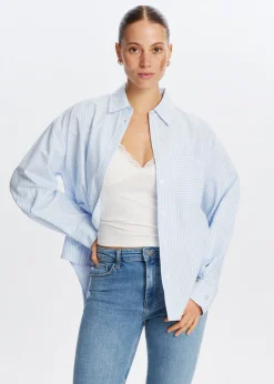 Blouses<The Sting Oxford blouse lichtblauw