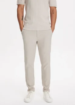 Broeken<The Sting Pantalon met gemêleerde look zand