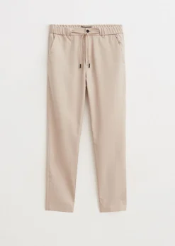 Broeken<The Sting Pantalon met strik creme