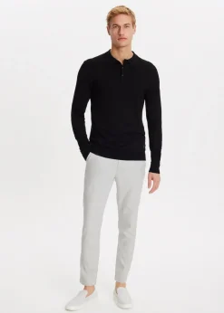 Broeken<The Sting Pantalon met strik grijs, licht melee