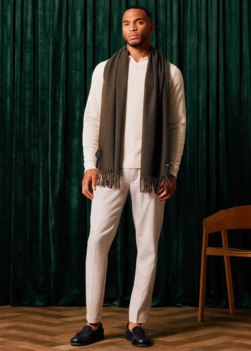 Broeken<The Sting Pantalon met zakken zand gemêleerd