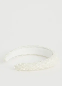 Haaraccessoires<The Sting Parelhaarband wit, off-white