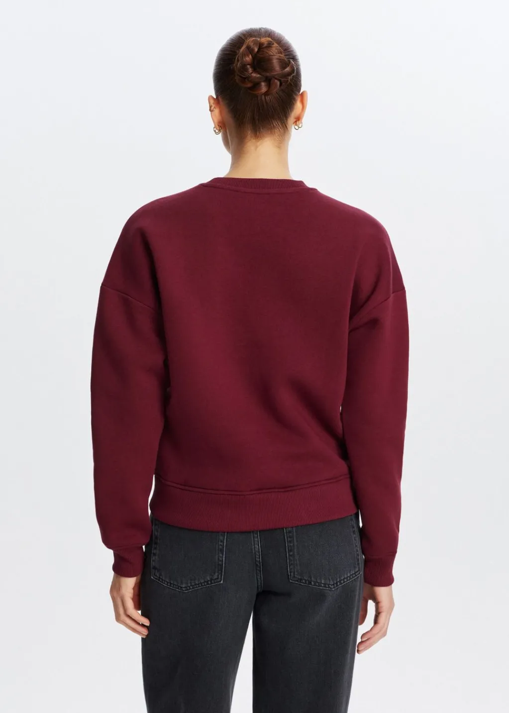 Sweaters En Hoodies<The Sting Paris geborduurde sweater bordeaux