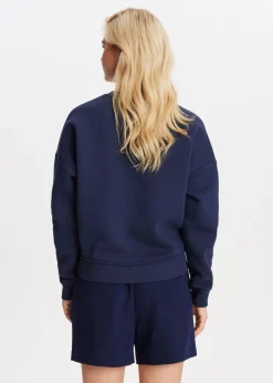 Sweaters En Hoodies<The Sting Paris geborduurde sweater donkerblauw