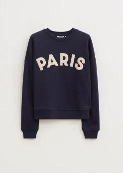 Sweaters En Hoodies<The Sting Paris geborduurde sweater donkerblauw