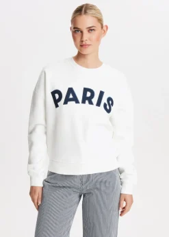 Sweaters En Hoodies<The Sting Paris geborduurde sweater wit, off-white