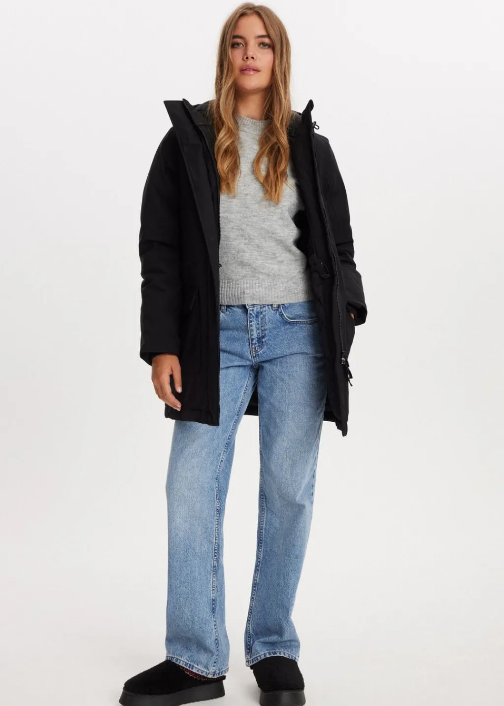 Jassen<The Sting Parka jas zwart