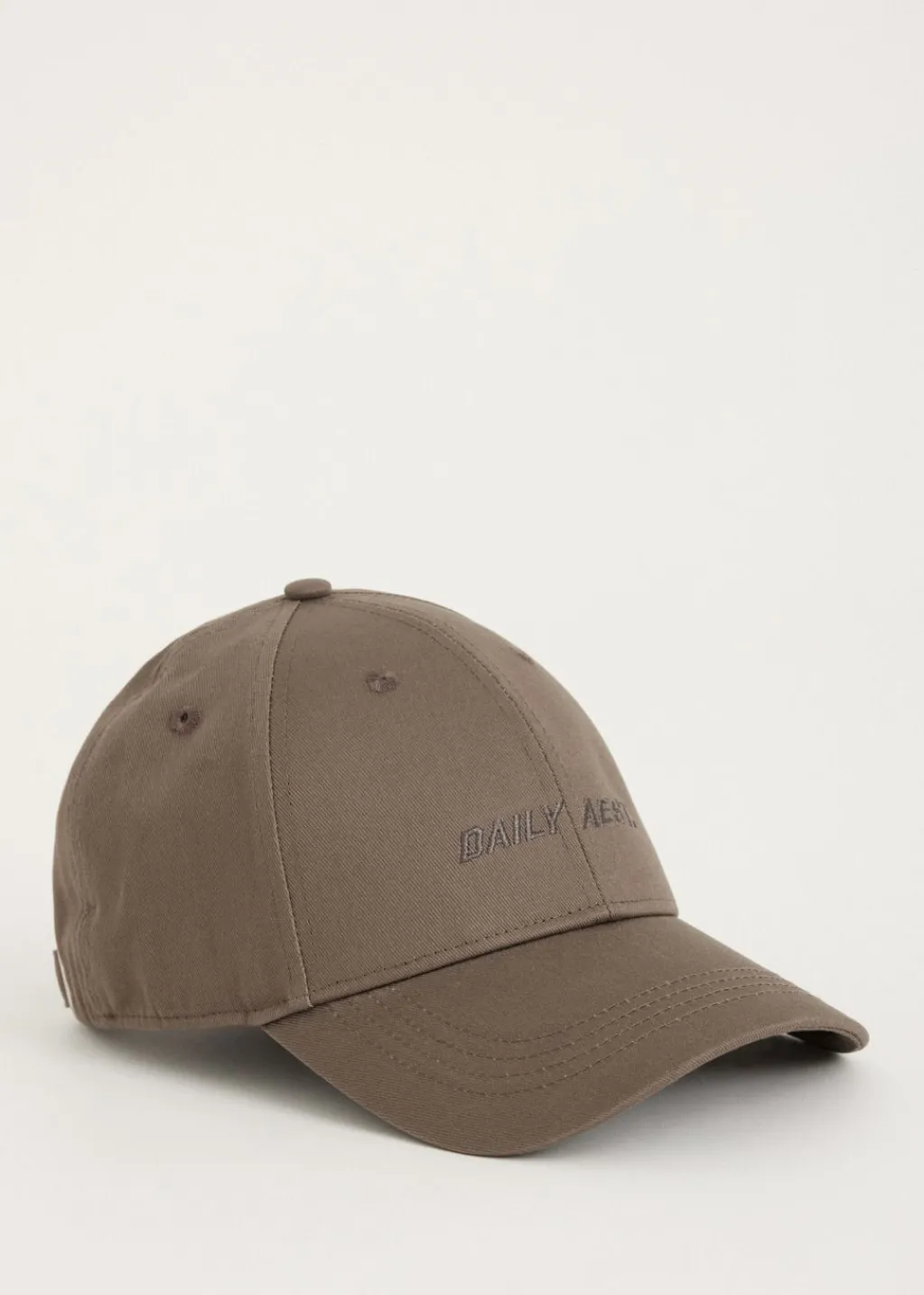 Petten<The Sting Pet met merk logo taupe, dark