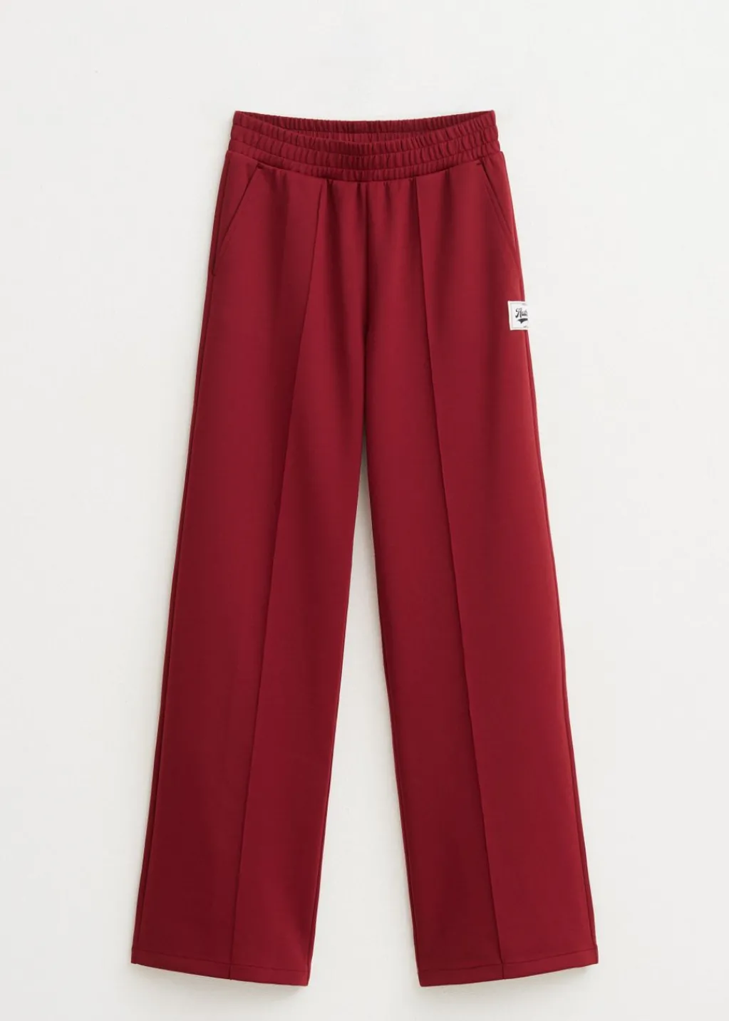 Broeken<The Sting Pintuck broek donkerrood