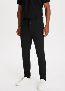 Broeken<The Sting Piqué chino slim fit zwart