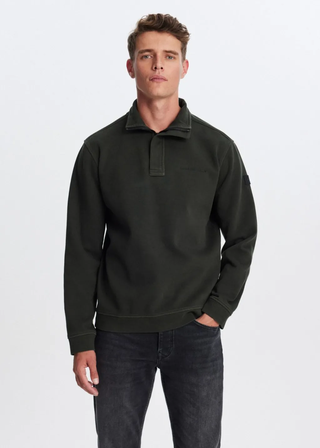 Polo's|Sweaters En Hoodies<The Sting Piqué polo donkergroen