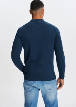 Polo's|Truien En Vesten<The Sting Polo met honinggraatdetail petrol