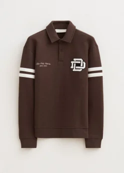 Polo's|Sweaters En Hoodies<The Sting Polo met logo bruin
